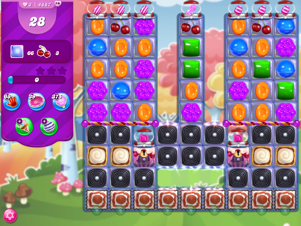 Candy Crush Saga level 4887