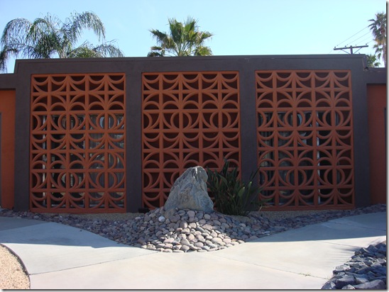 Palm Springs Modern Architecture and the Use of Screen Block