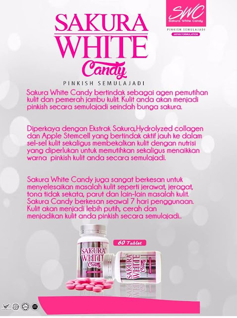 Putih Gebu Dengan Sakura White Candy