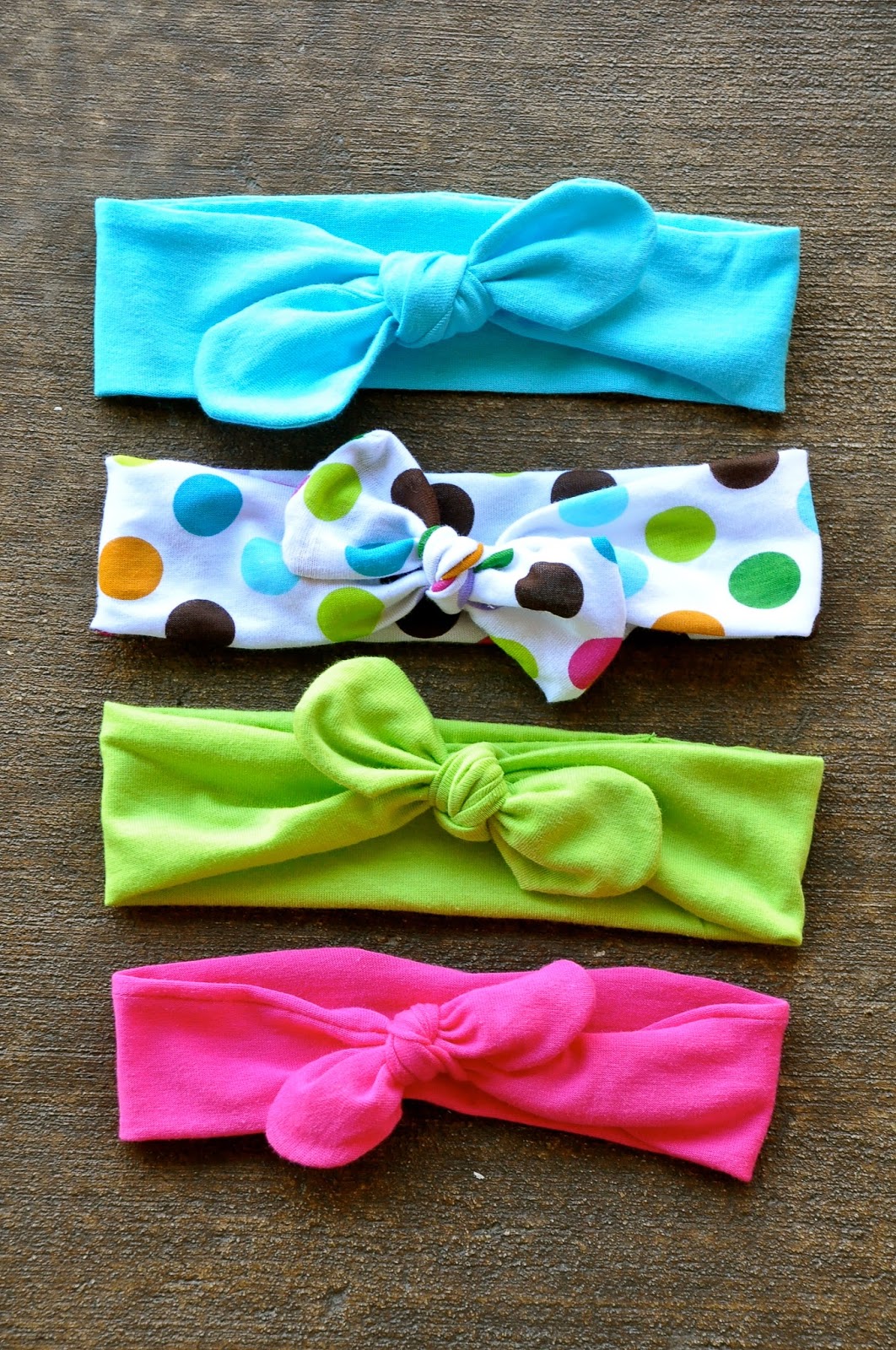 236 New baby headbands jersey 738 Keeping Up With The Morgans: DIY Top Knot Jersey Knit Headband 