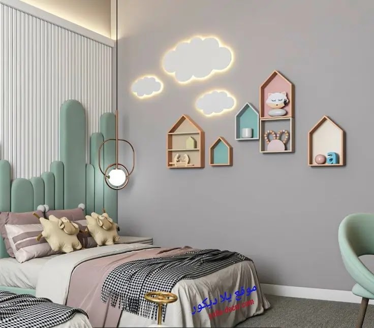 تصاميم غرف نوم أطفال بألوان جذابة