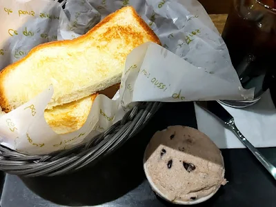ベックスコーヒーショップ バタートースト&小倉クリームチーズホイップ