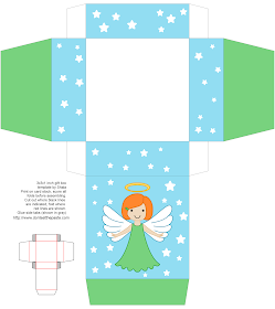 Free printable angel box- other colors available! 