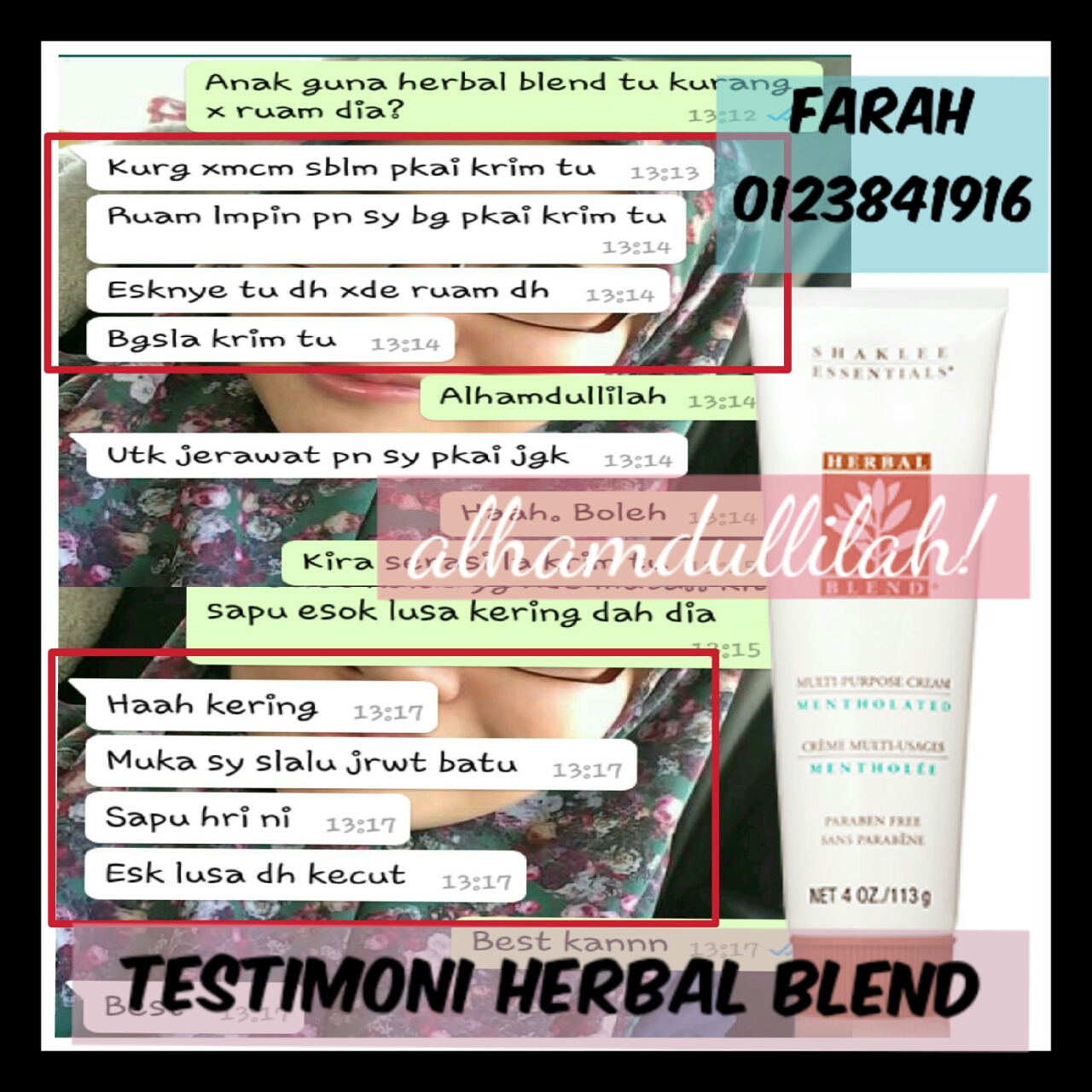 FafaZahirah::Pengedar Shaklee Sri Petaling : Herbal Blend 