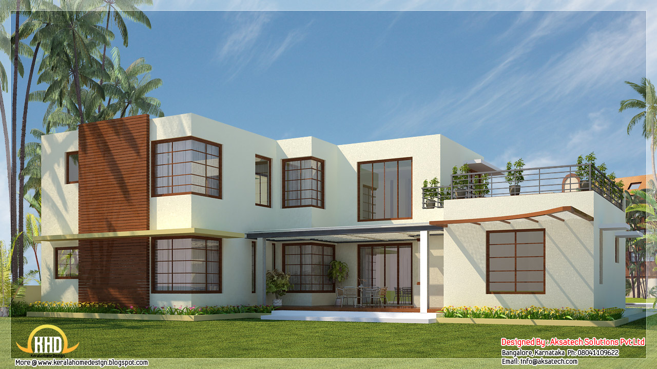 Beautiful contemporary  home designs Kerala home design 