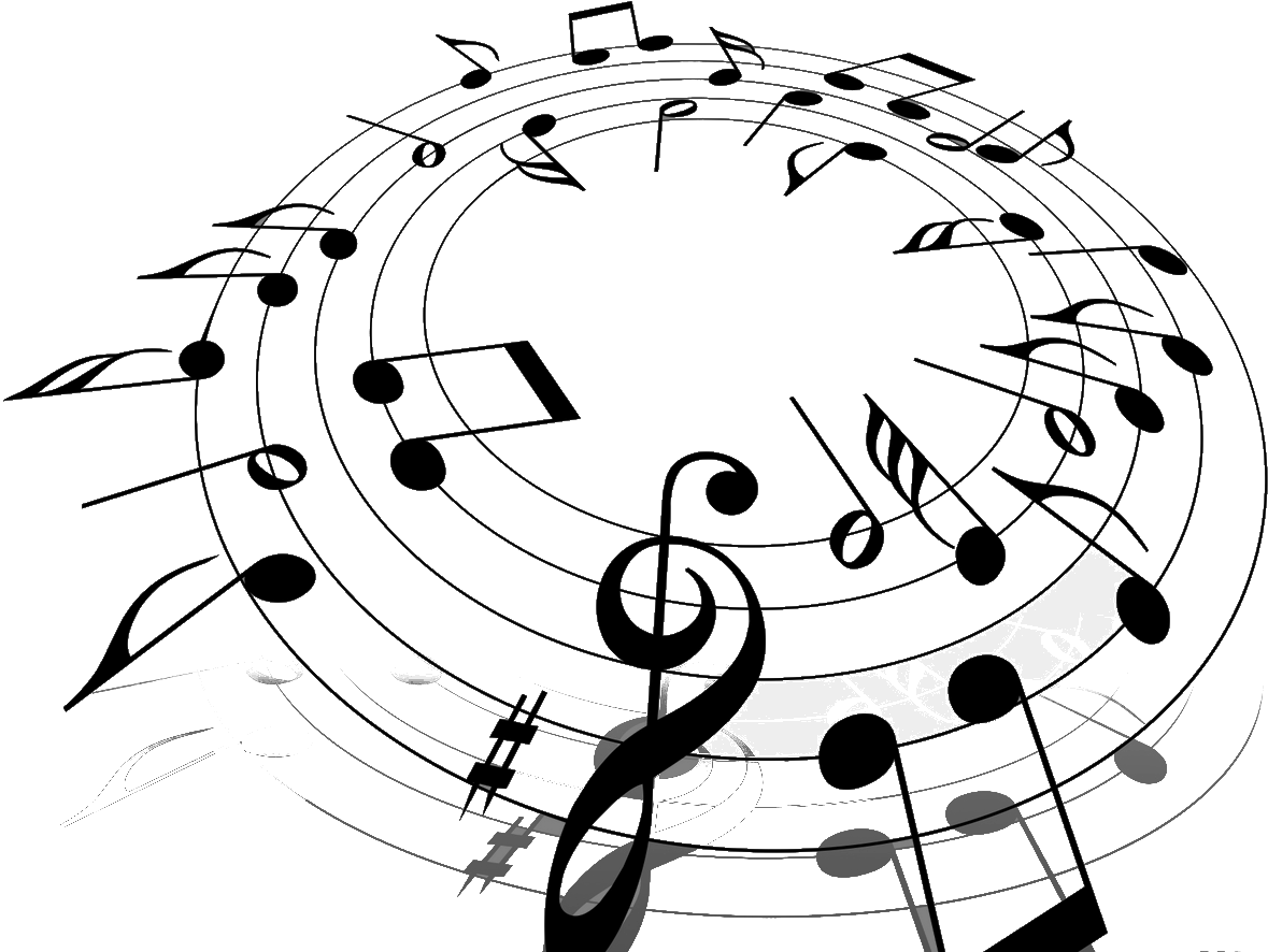  music png note in a circle