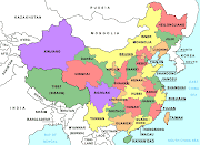 China political map. Political map of China with the names of administrative .