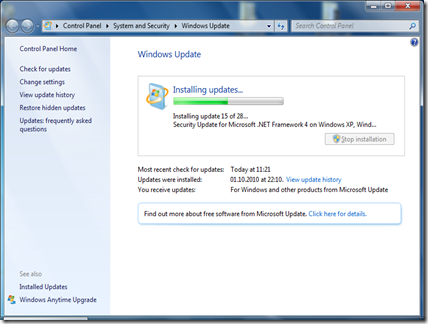 windows update 3