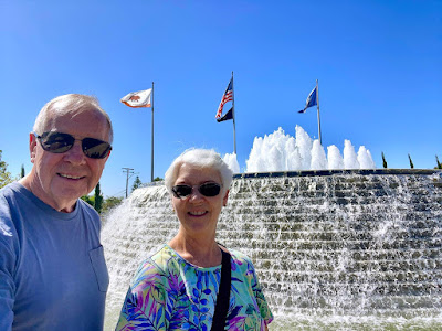 Fountain at Nixon Library and Museum