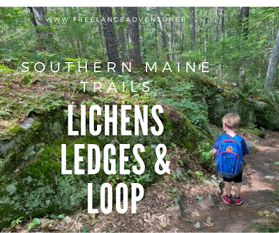 Beautiful kid friendly hike in southern maine