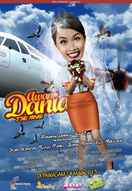 Free Download Movie Awan Dania The Movie (2013) DVDrip AC3 x264 700MB