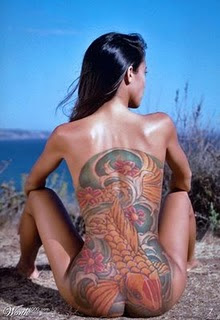 tattoo behind the backs of women