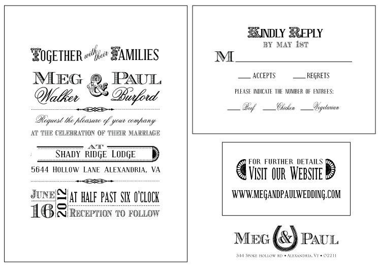 Old West Wedding Invitation Rubber Stamp Old West Reply CardB Stamp