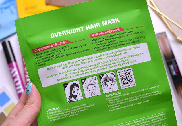 SNP Overnight Hair Mask in Strengthens and Restores