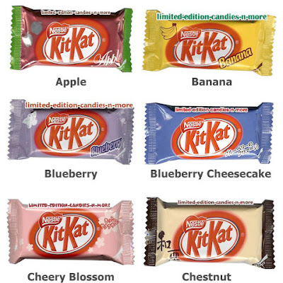 25 flavours of KitKat