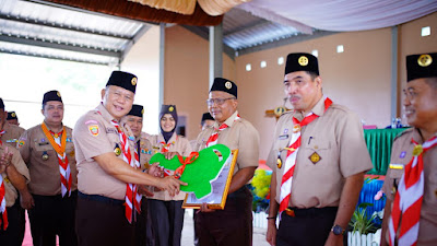 Ketua Kwarcab Muba Musni Wijaya Buka RAKERCAB dan SIDPARCAB 2023