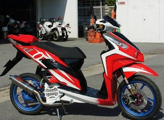 Honda Vario Techno CBS Modifikasi Racing 