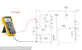 connecting a meter to read preamp B+ voltage on a champion 600