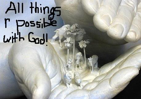 With God All Things are Possible Bible Quote  Free 