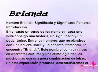 significado del nombre Brianda