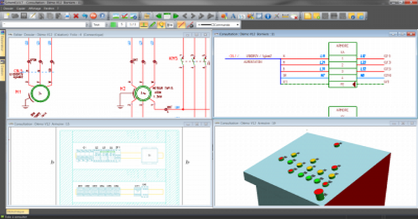 logiciel cao schema electrique