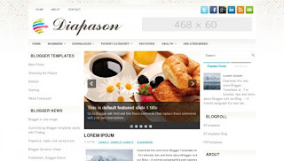 Download Diapason Blogger Template