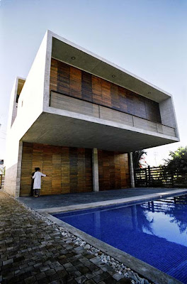 Beach house, interior design, modern house design