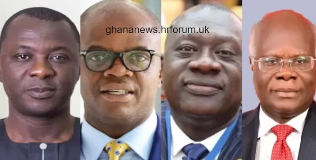 Akufo-Addo Releases List of Reshuffled Ministers & Deputies.