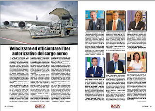 NOVEMBRE 2020 PAG. 18 - Velocizzare ed efficientare l’iter autorizzativo del cargo aereo