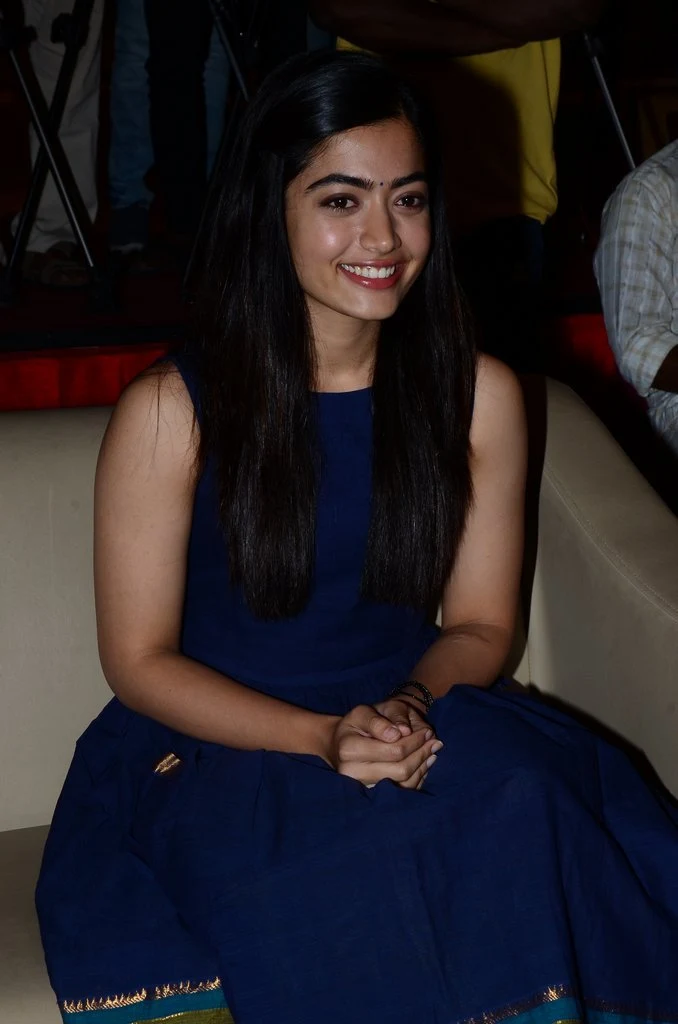 Actress Rashmika Mandanna At Dear Comrade Movie Launch