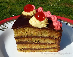 Orange Cake with Chocolate Ganache