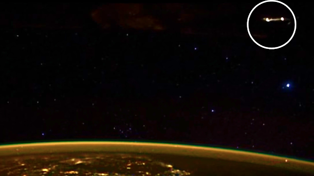 Astronaut Scott Kelly photographed a UFO on his camera while at the ISS.