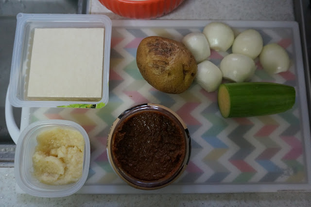 Bean paste soup ingredients