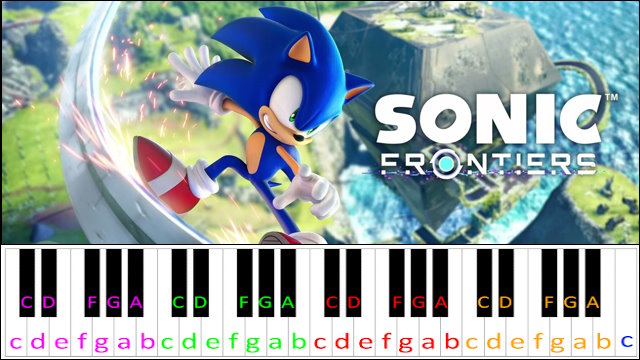 Undefeatable / Giganto Boss Fight (Sonic Frontiers) Piano / Keyboard Easy Letter Notes for Beginners