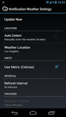 Notification Weather Pro 