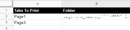 Como seleccionar pestañas a convertir a pdf y folder donde poner los resultados con Google Apps Script