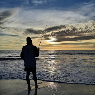 Fishing with Sunset