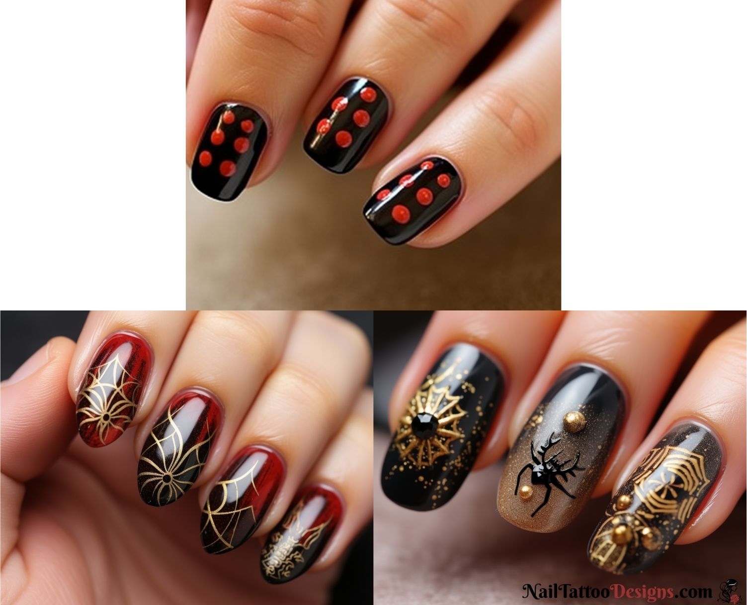 How to Do Fun Spider Web Nail Designs For Halloween | Upstyle