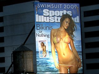 Sports Illustrated Swimsuit Cover Girl is Bar Refaeli. Leo DiCaprio's Girlfriend.