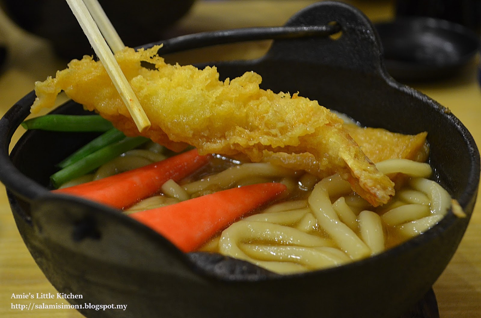 Amie S Little Kitchen Makan Nabeyaki Udon Di Sushi King