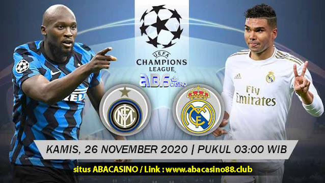 Prediksi Liga Champion Inter vs Madrid Kamis 26 November 2020