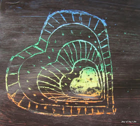 Make Your Own Scratch Heart Valentines