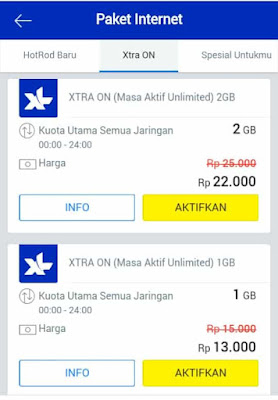 beli masa aktif xl seumur hidup