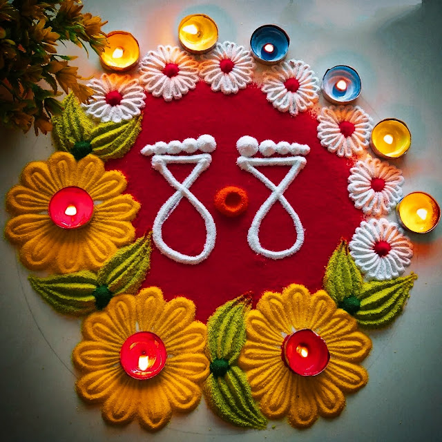 Navratri Rangoli Pic