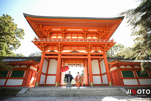 京都での前撮りロケーション撮影