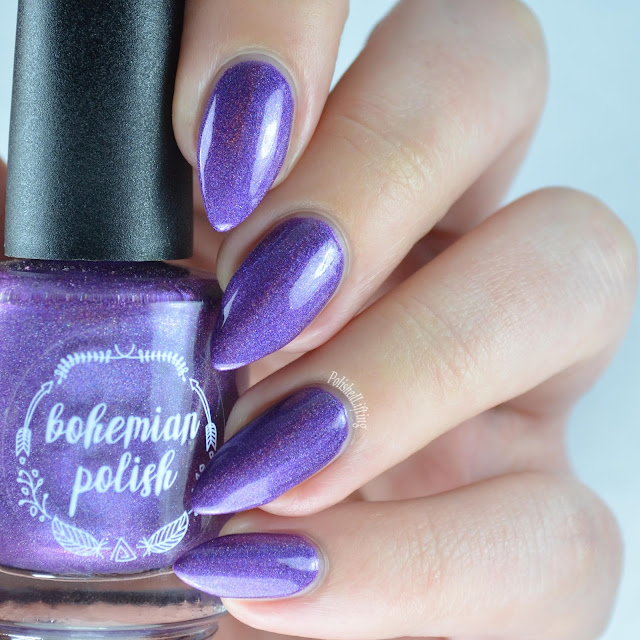 purple holographic