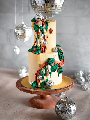 wedding disco theme-desserts-cake ideas-seventies inspiration-Weddings by KMich Philadelphia PA
