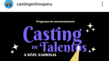 CASTING en TODO PERÚ: Se buscan TALENTOS mayores de 18 años para programa de entretenimientos 2024