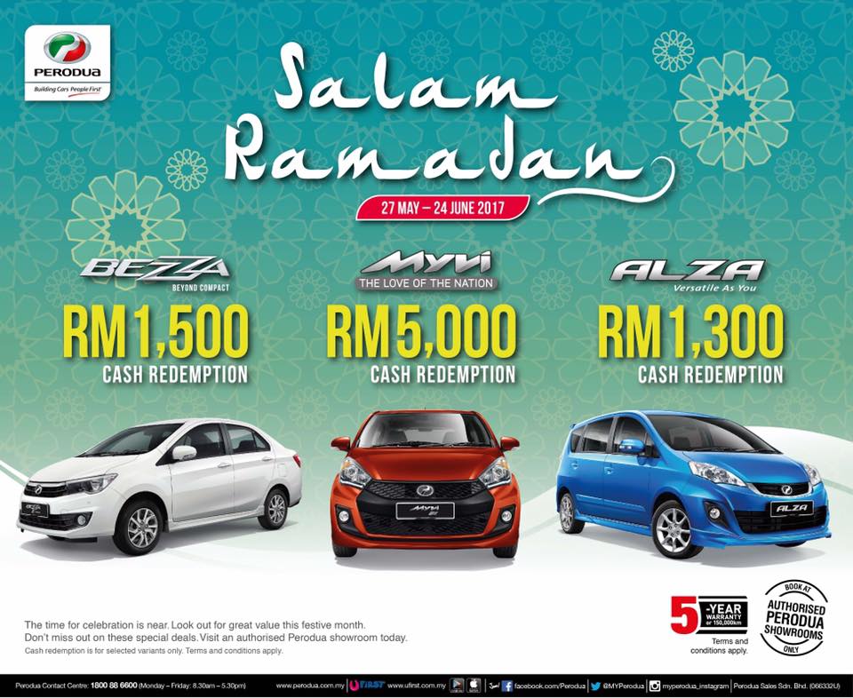 Perodua Bezza Hari Raya Promotion - Jalan Kutai C