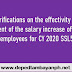 Clarifications on the effectivity and payment of the salary increase of Deped employees for CY 2020 SSL5